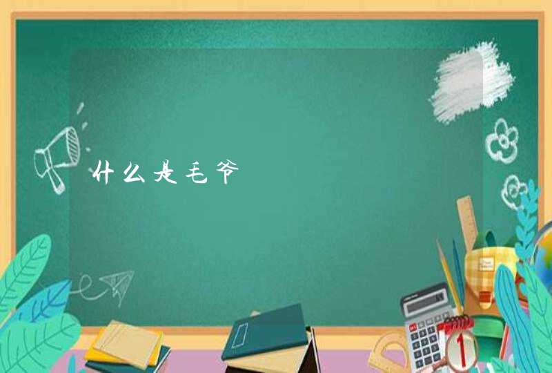 什么是毛爷 什么是毛爷