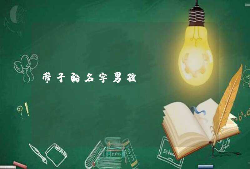 带子的名字男孩 带子的名字男孩