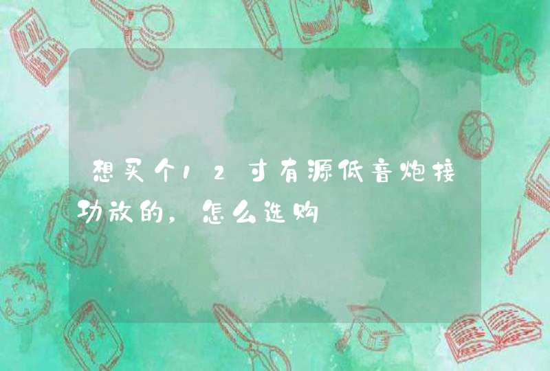 想买个12寸有源低音炮接功放的,怎么选购 想买个12寸有源低音炮接功放的,怎么选购