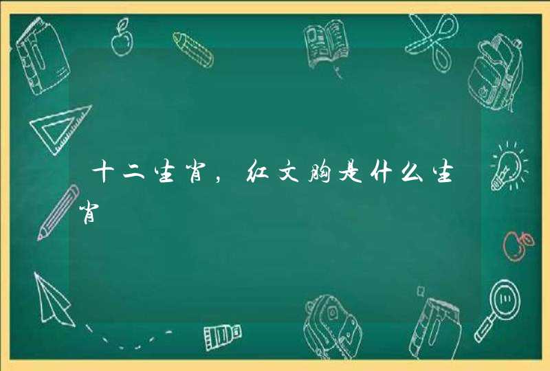 十二生肖，红文胸是什么生肖