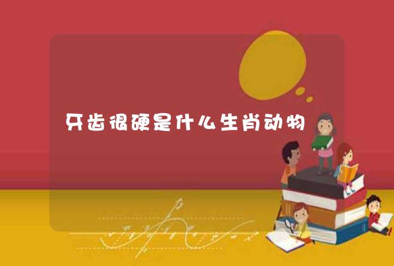 牙齿很硬是什么生肖动物