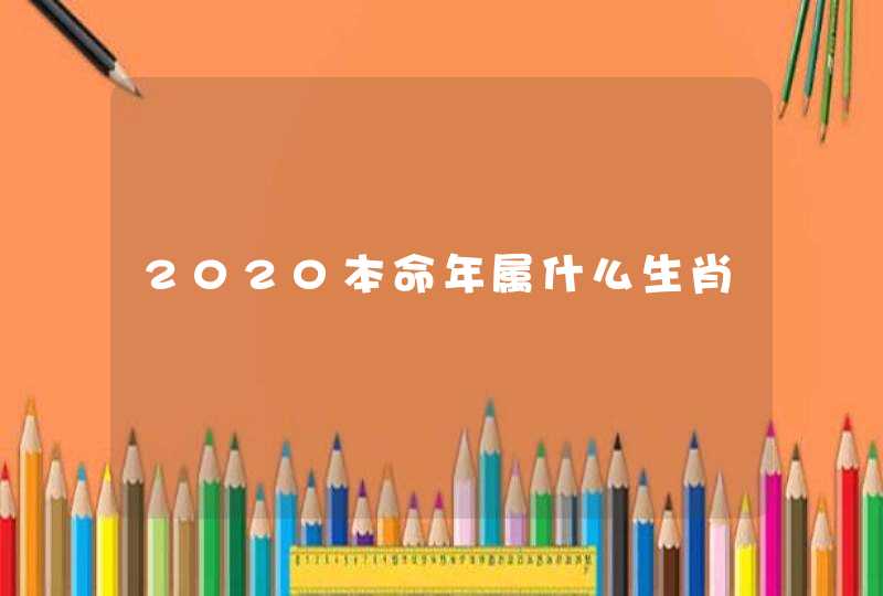 2020本命年属什么生肖